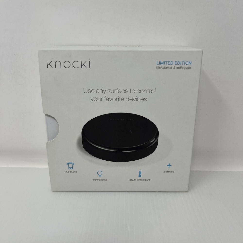 Knocki Gesture Control Smart Home Devices Limited Edition Kickstarter Sealed NEW
